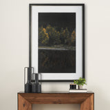 Water's Reflection-R by Chad Mackay a Hand Embellished Textured Framed Art Print Matted under Glass from Mercana - Luna Furniture