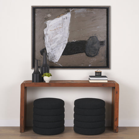 Shaped & Balance I by Mercana Studio a Hand Embellished Textured Framed Art Print from Mercana - Luna Furniture