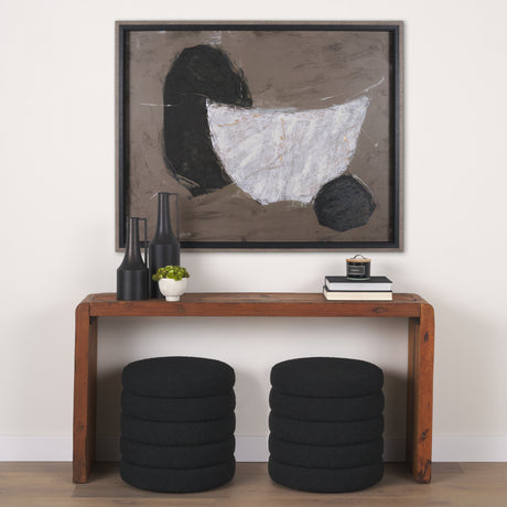 Shaped & Balance II by Mercana Studio a Hand Embellished Textured Framed Art Print from Mercana - Luna Furniture