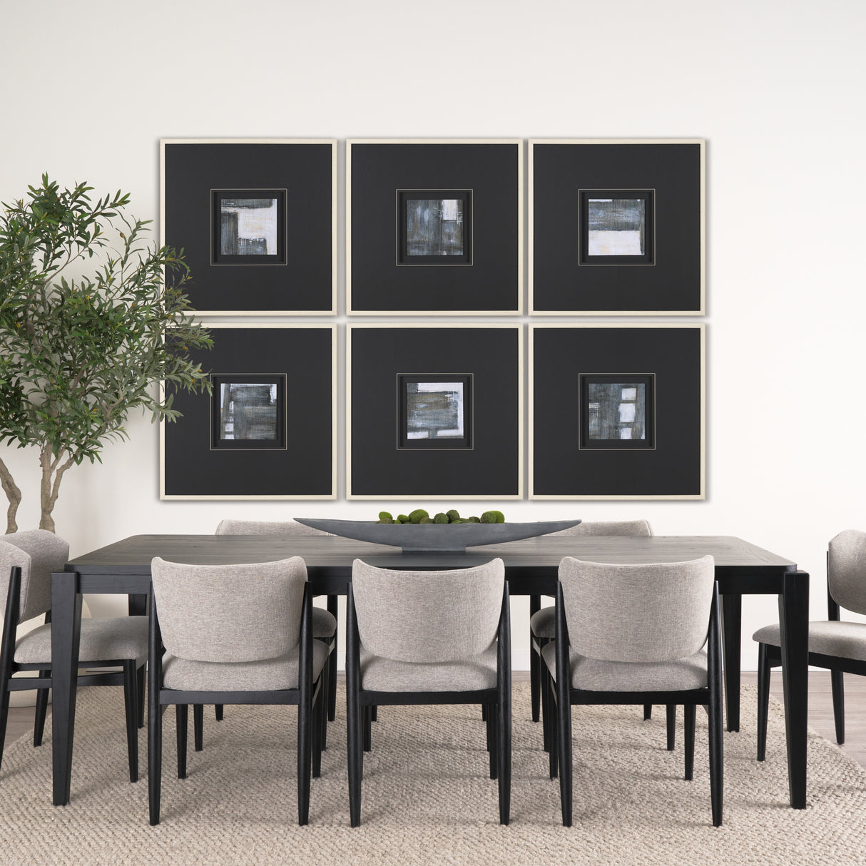 Guise V by Mercana Studio a Hand Embellished Framed Art Print Matted under Glass from Mercana - Luna Furniture