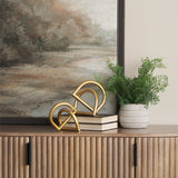 Locke Large Gold Metal Decorative Object from Mercana - Luna Furniture