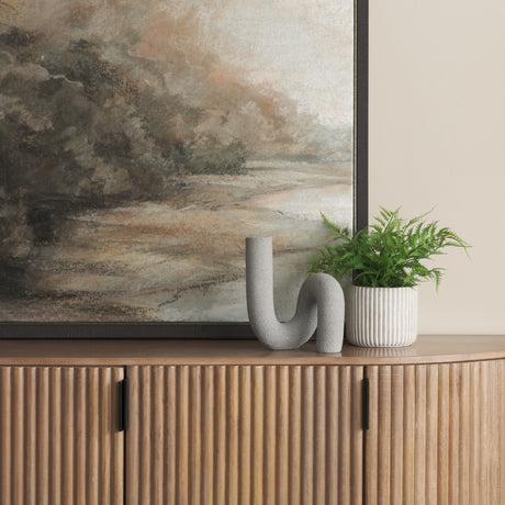 Kailyn Resin Textured Concrete Gray Decorative Object from Mercana - Luna Furniture