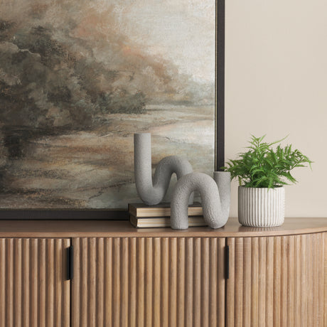 Kailyn Resin Textured Concrete Gray Decorative Object from Mercana - Luna Furniture