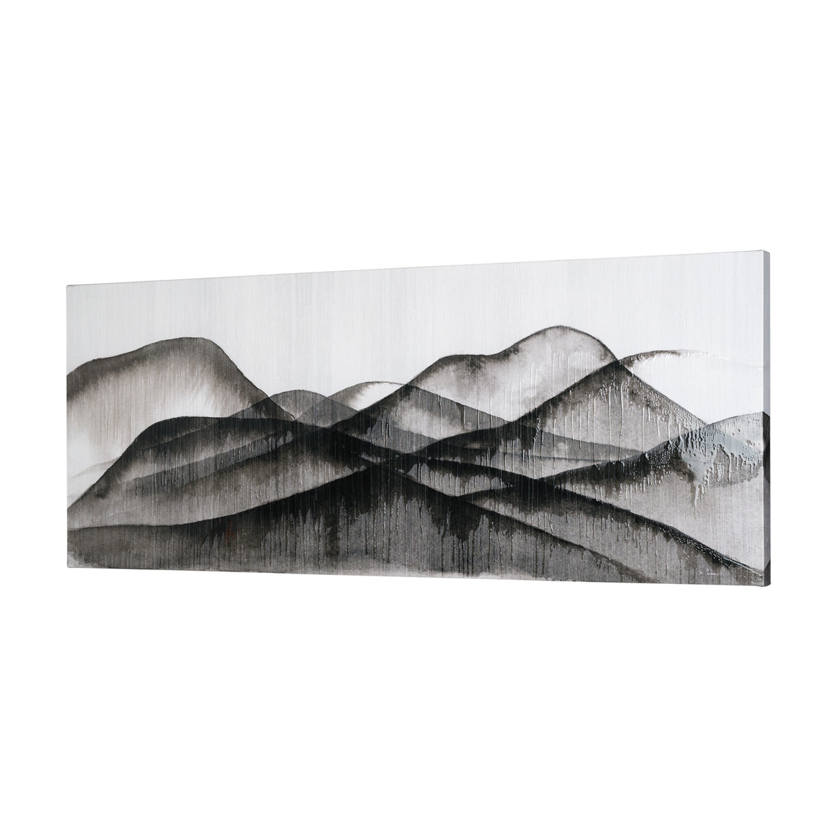 Beyond the Rainy Hills by Mercana Studio a Hand Embellished Textured Canvas from Mercana - Luna Furniture
