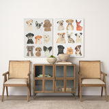 Doggos & Puppers I by June Erica Vess a Hand Embellished Textured Canvas from Mercana - Luna Furniture