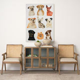 Doggos & Puppers I by June Erica Vess a Hand Embellished Textured Canvas from Mercana - Luna Furniture