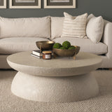 Mesa 48" Round Stone Finish Coffee Table from Mercana - Luna Furniture