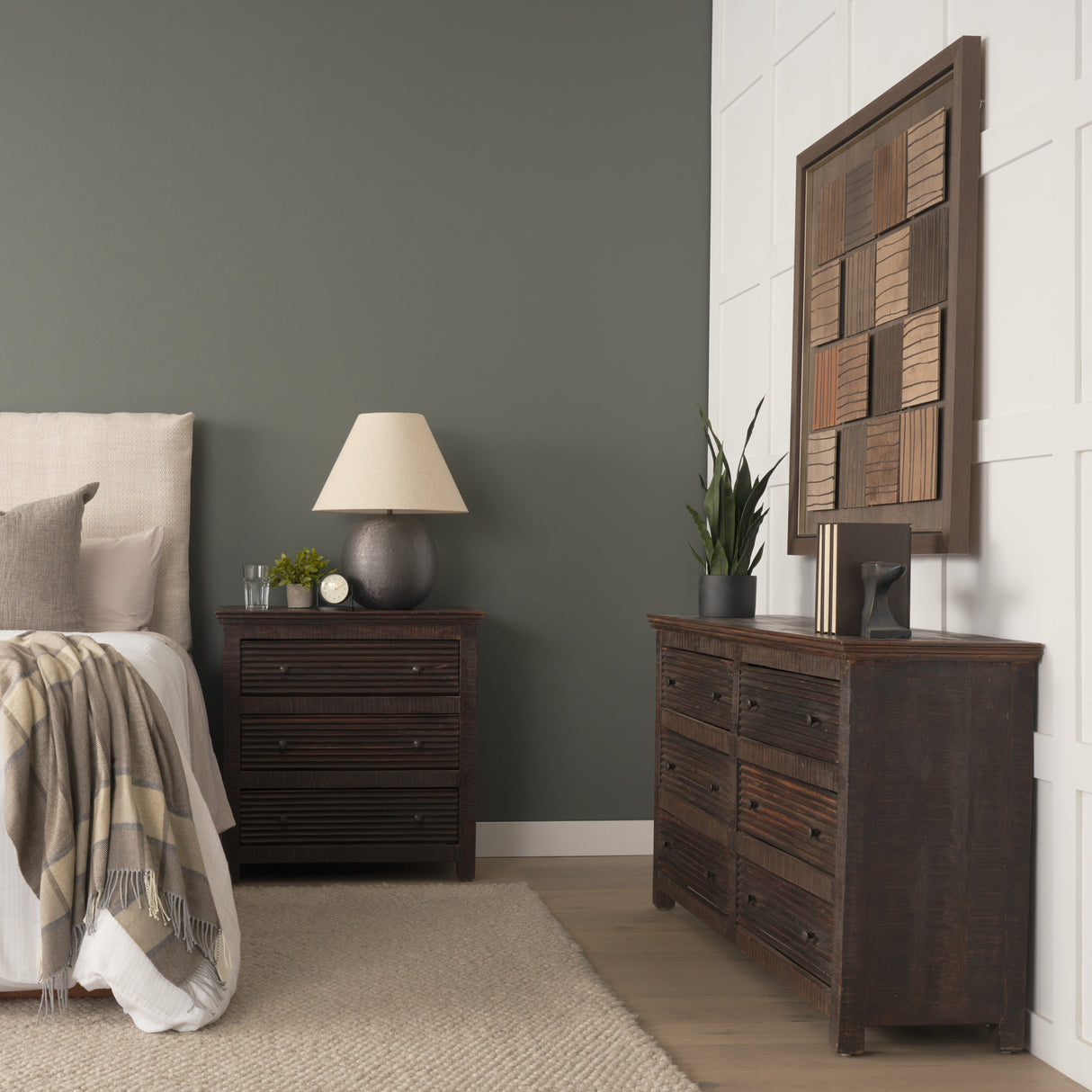Rhett Reclaimed Wood 6 Drawer Cabinet from Mercana - Luna Furniture