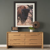 Belford 6-Drawer Light Brown Oak Wood Dresser from Mercana - Luna Furniture