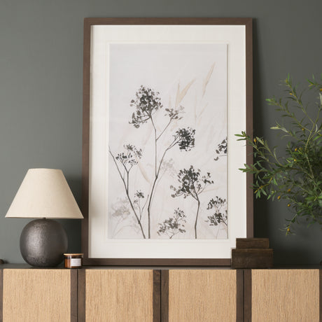 Meadow L by Mercana Studio Hand Embelished Textured Framed Artwork Matted under Glass from Mercana - Luna Furniture