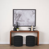 Anvilia (Set of 2) 12L x 4W Black With Gold Accents Anvil Shaped Bookends from Mercana - Luna Furniture