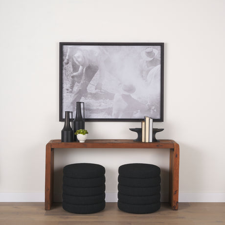 Anvilia (Set of 2) 12L x 4W Black With Gold Accents Anvil Shaped Bookends from Mercana - Luna Furniture