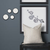 Sophia 5.0 L x 5.0 W x 3.0 H White Marble Set of 2 Wall Hooks from Mercana - Luna Furniture