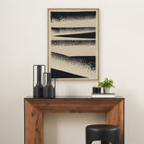 Revelin Small Fabric Collage Framed Linen Wall Art from Mercana - Luna Furniture