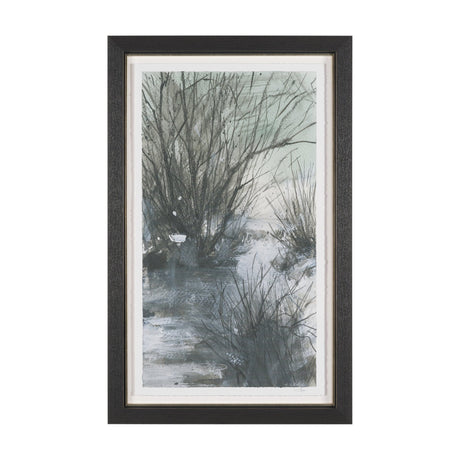 Brook and Willows I by Mercana Studio Hand Embelished Textured Framed Artwork Matted under Glass from Mercana - Luna Furniture