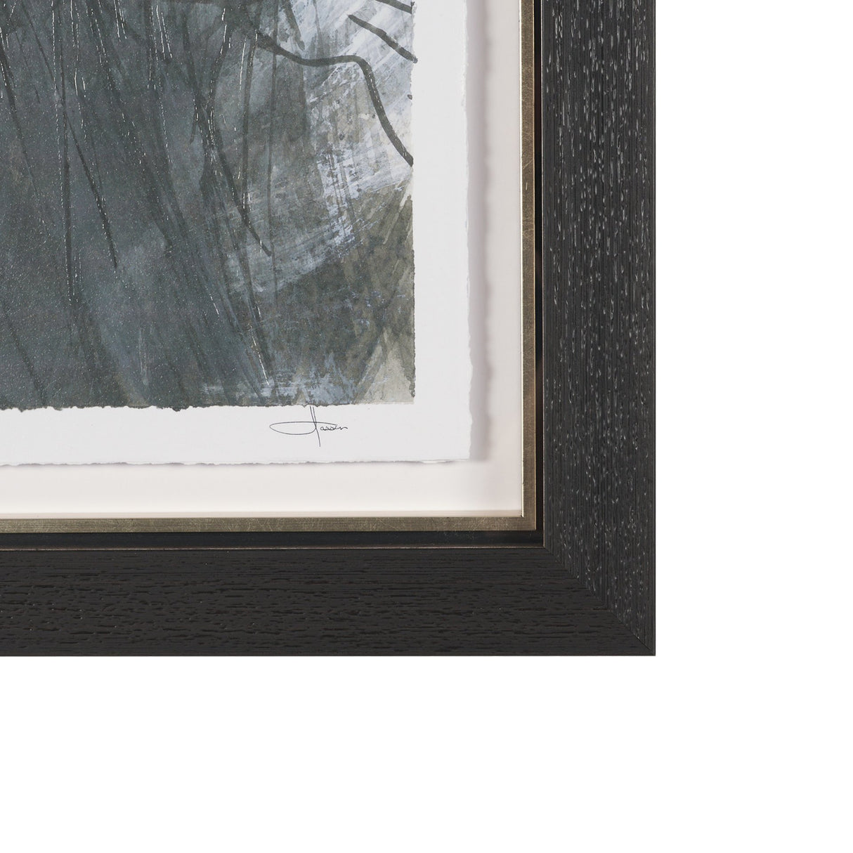 Brook and Willows I by Mercana Studio Hand Embelished Textured Framed Artwork Matted under Glass from Mercana - Luna Furniture