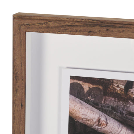 Canoe Barn by Deborah Revell Hand Embelished Framed Art Print Matted under Glass from Mercana - Luna Furniture
