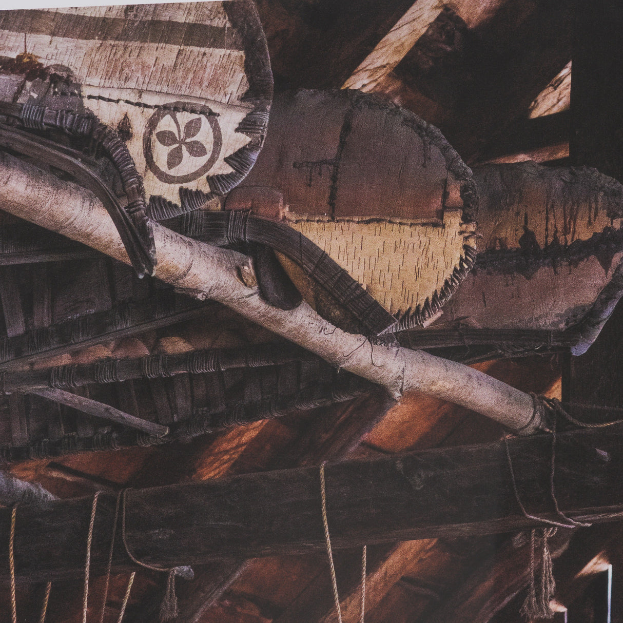 Canoe Barn by Deborah Revell Hand Embelished Framed Art Print Matted under Glass from Mercana - Luna Furniture