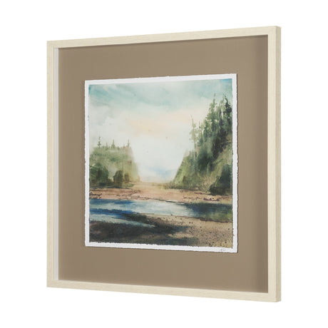 Shoreline Beauty I by Mercana Studio Hand Embelished Framed Artwork Matted under Glass from Mercana - Luna Furniture