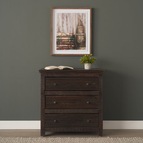 Rhett Reclaimed Wood 3 Drawer Cabinet from Mercana - Luna Furniture