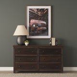 Rhett Reclaimed Wood 6 Drawer Cabinet from Mercana - Luna Furniture