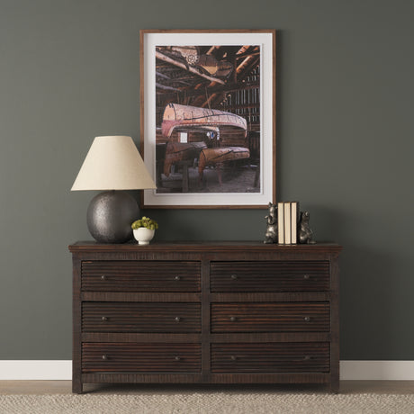 Rhett Reclaimed Wood 6 Drawer Cabinet from Mercana - Luna Furniture