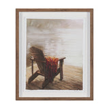 At The Cabin II by Mercana Studio Hand Embelished Framed Artwork Matted under Glass from Mercana - Luna Furniture