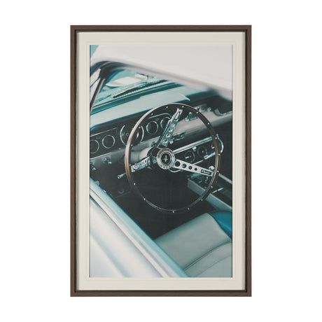 Classic Car VII by Bethany Young Textured Framed Art Print Matted under Glass from Mercana - Luna Furniture