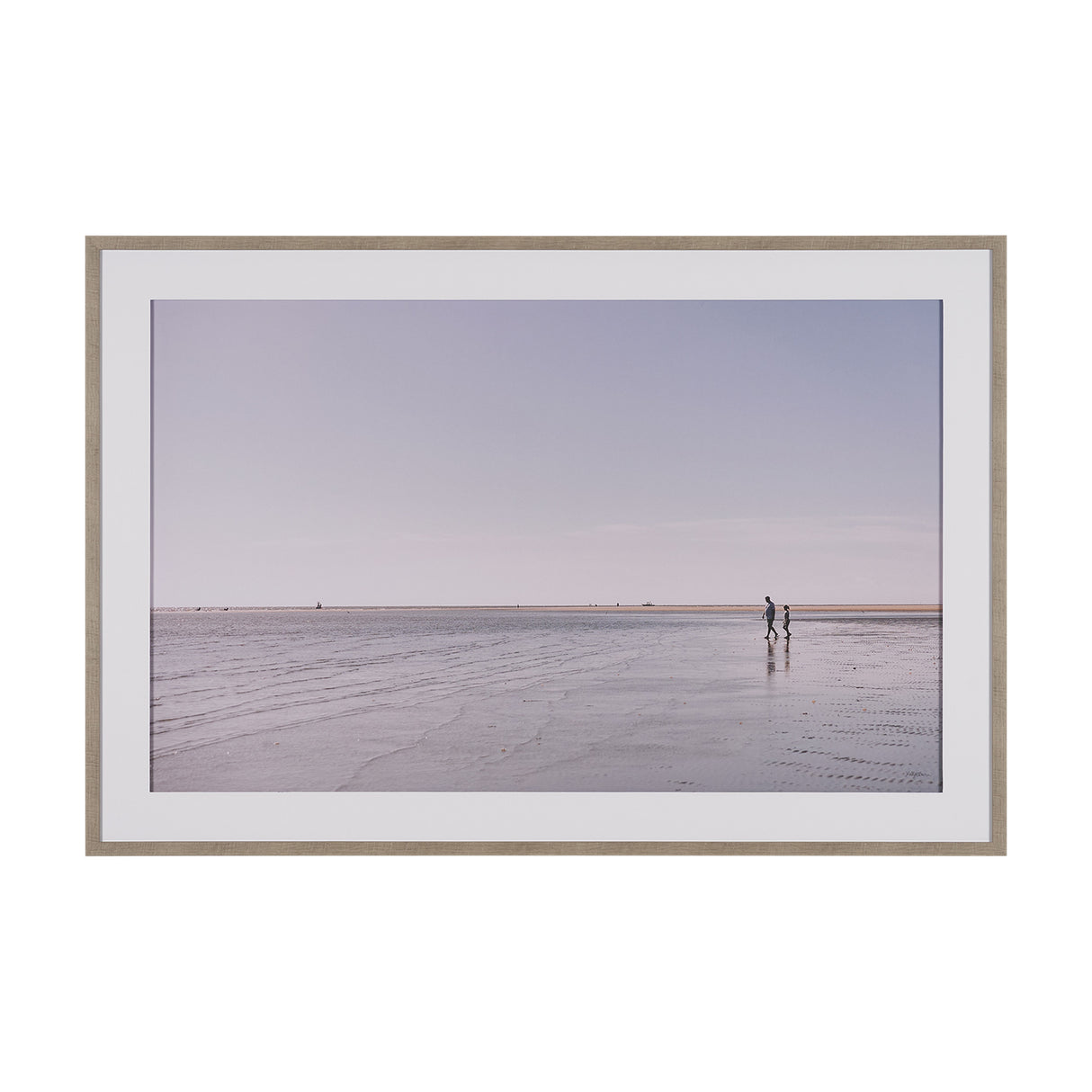 Morning Stroll by Kelly Frere Framed Art Print Matted under Glass from Mercana - Luna Furniture