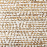 Ekani 16.0L x 16.0W x 16.0H Cream/Beige Cotton Pouf from Mercana - Luna Furniture