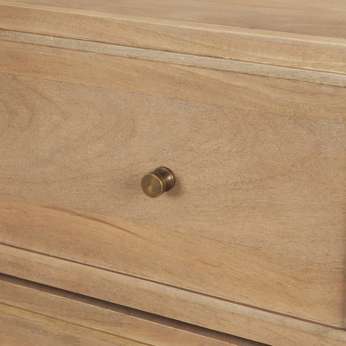 Phil Light Brown Wood 2 Drawer Accent Cabinet from Mercana - Luna Furniture