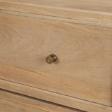 Phil Light Brown Wood 2 Drawer Accent Cabinet from Mercana - Luna Furniture
