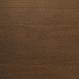 Trellyn 94" Dark Brown Solid Wood Carved Woven Base Rectangular Dining Table from Mercana - Luna Furniture