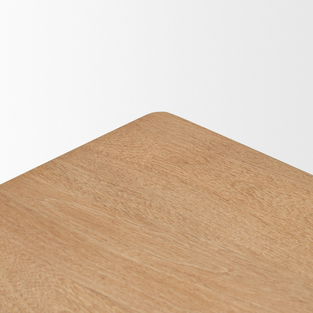 Trellyn Light Brown Wood w/ Carved Woven Base Square Accent Table from Mercana - Luna Furniture