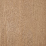 Trellyn 48" Light Brown Wood w/ Carved Woven Base Square Coffee Table from Mercana - Luna Furniture