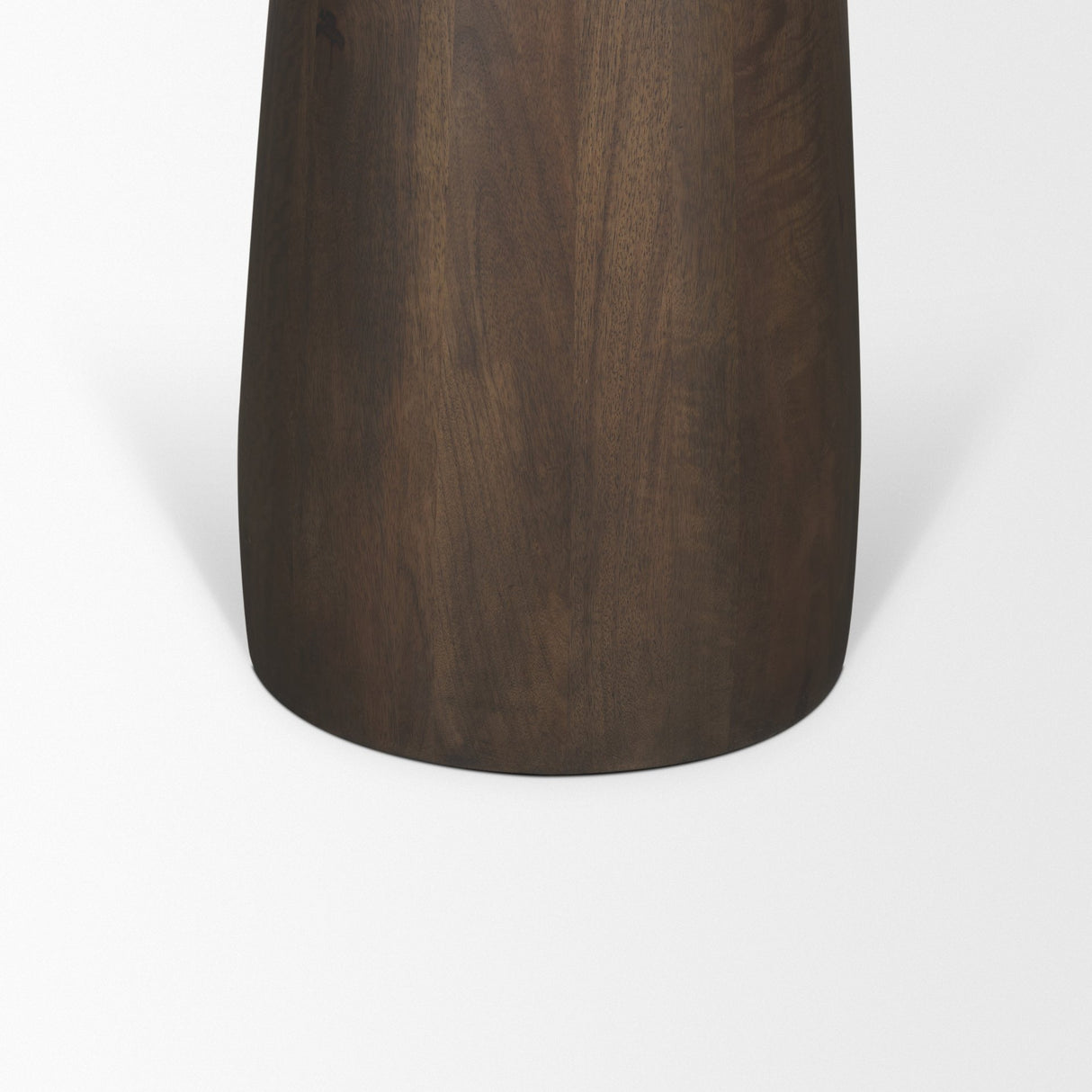 Allyson 32" Round Dark Brown wood w/ Cappuccino Marble Top Bistro Table from Mercana - Luna Furniture