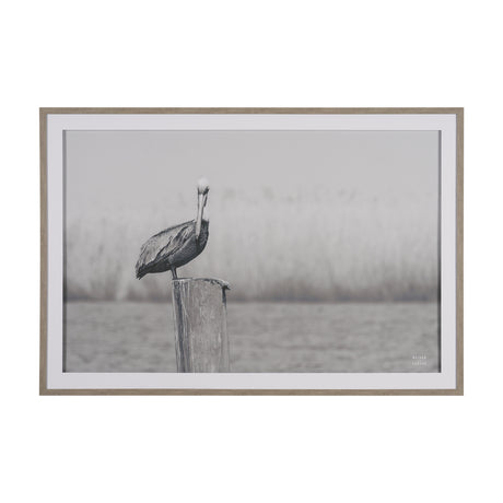 Pelican Stories by Nathan Larson Framed Art Print Matted under Glass from Mercana - Luna Furniture