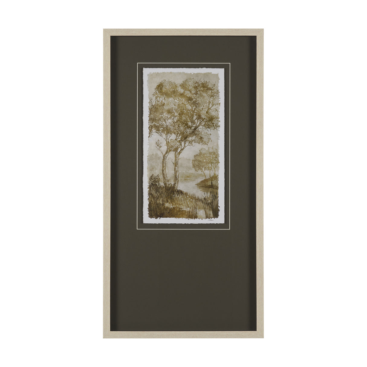 Timeless Vista IV by Mercana Studio Hand Embelished Textured Framed Artwork Matted under Glass from Mercana - Luna Furniture