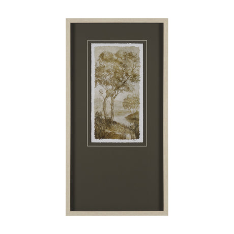 Timeless Vista IV by Mercana Studio Hand Embelished Textured Framed Artwork Matted under Glass from Mercana - Luna Furniture