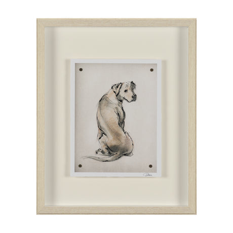 Playful Pup III by Mercana Studio Hand Embelished Framed Artwork Matted under Glass from Mercana - Luna Furniture
