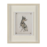 Playful Pup IV by Mercana Studio Hand Embelished Framed Artwork Matted under Glass from Mercana - Luna Furniture