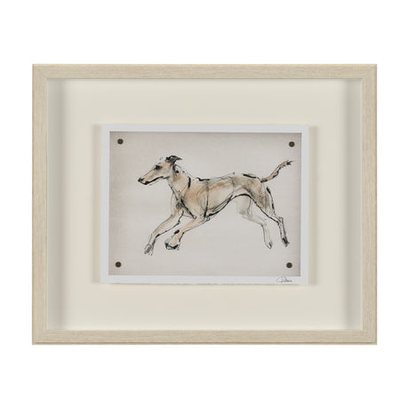 Playful Pup VI by Mercana Studio Hand Embelished Framed Artwork Matted under Glass from Mercana - Luna Furniture