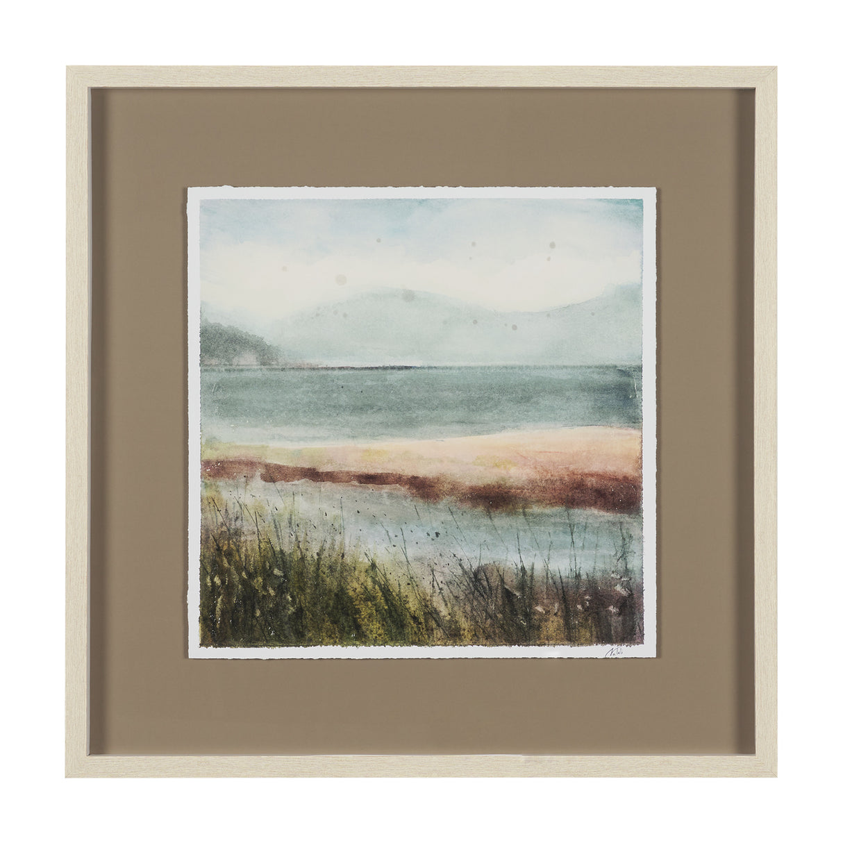 Shoreline Beauty III by Mercana Studio Hand Embelished Framed Artwork Matted under Glass from Mercana - Luna Furniture