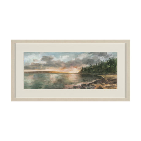 Coastal Splendor II by Mercana Studio Hand Embelished Framed Artwork Matted under Glass from Mercana - Luna Furniture