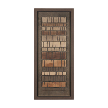 Timber Mosaic III by Mercana Studio Handmade Original Framed Artwork Matted from Mercana - Luna Furniture