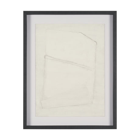 Linen Folds II by Mercana Studio Handmade Original Framed Artwork Matted under Glass from Mercana - Luna Furniture