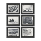 Rural Rows (Set of 6) by The Chelsea Collection Textured Framed Art Print Matted under Glass from Mercana - Luna Furniture