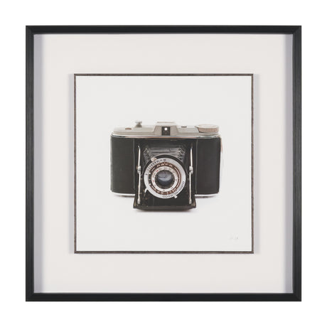 Camera by Deborah Revell Hand Embelished Framed Art Print Matted under Glass from Mercana - Luna Furniture