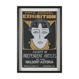 Ephemera Independent by The Vintage Collection Hand Embelished Text Frame Artwork Matted under Glass from Mercana - Luna Furniture