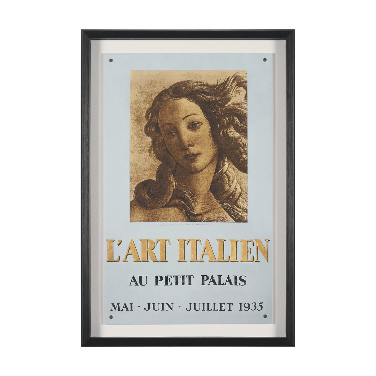 Ephemera L'Art by The Vintage Collection Hand Embelished Textured Framed Artwork Matted under Glass from Mercana - Luna Furniture